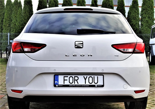 Seat Leon cena 37900 przebieg: 196000, rok produkcji 2014 z Urzędów małe 631